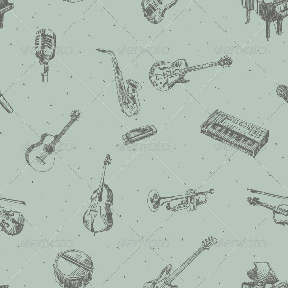 GraphicRiver Music Instruments Pattern 8242647 GraphicRiver Music Instruments Pattern 8242647