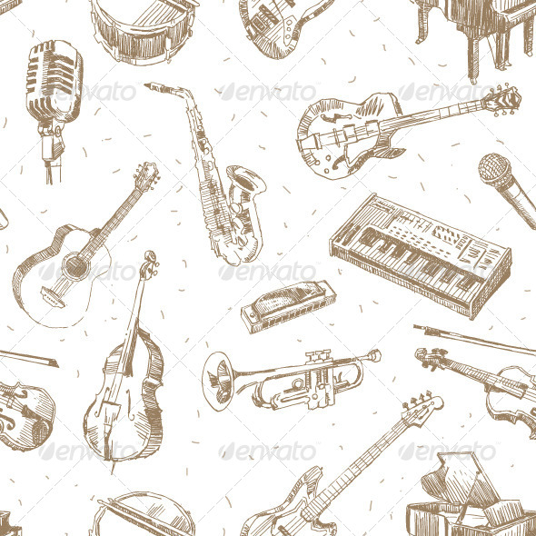 GraphicRiver Music Instruments Pattern 8242652 GraphicRiver Music Instruments Pattern 8242652