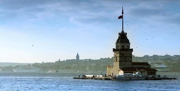 View Of Istanbul Kizkulesi View Of Istanbul Kizkulesi