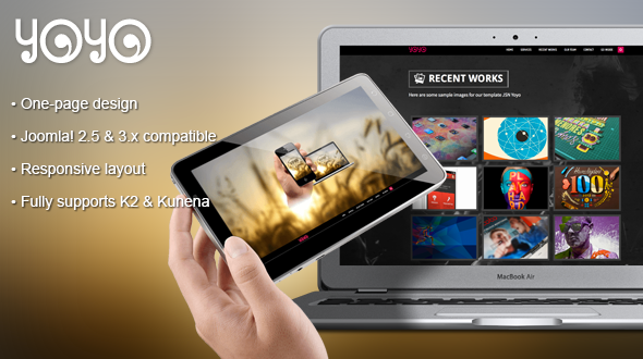 JSN Yoyo A superb flexible One-page Template JSN Yoyo A superb flexible One-page Template