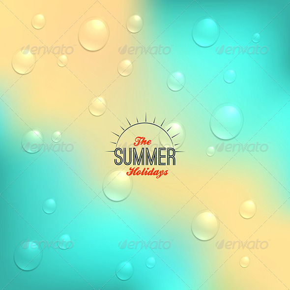 GraphicRiver Summer Background in Retro Style 8245123 GraphicRiver Summer Background in Retro Style 8245123