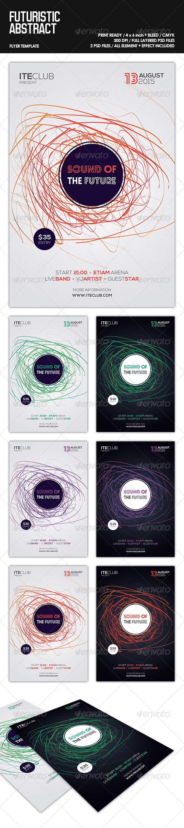 GraphicRiver Sound Of The Future Flyer 8245454 GraphicRiver Sound Of The Future Flyer 8245454