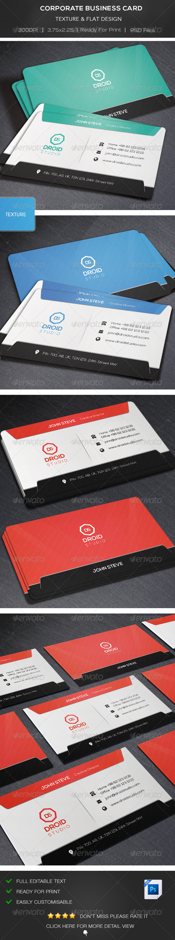 GraphicRiver Corporate Business Card 8245455 GraphicRiver Corporate Business Card 8245455