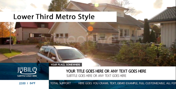 Lower Third Metro Style Lower Third Metro Style