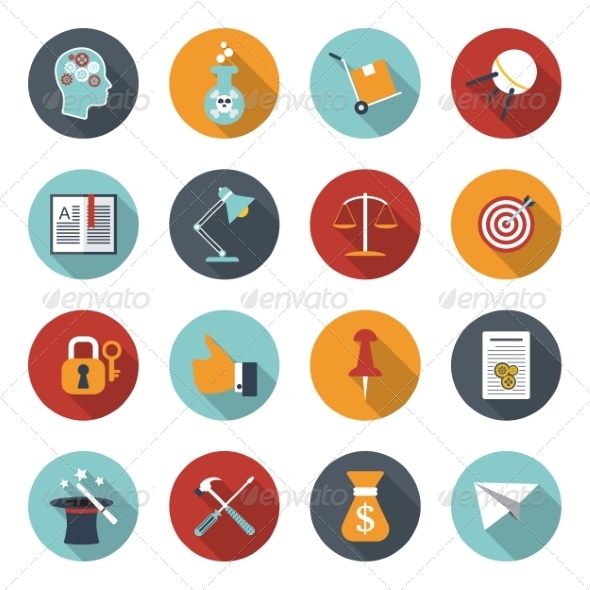Modern flat icons vector Collection Modern flat icons vector Collection