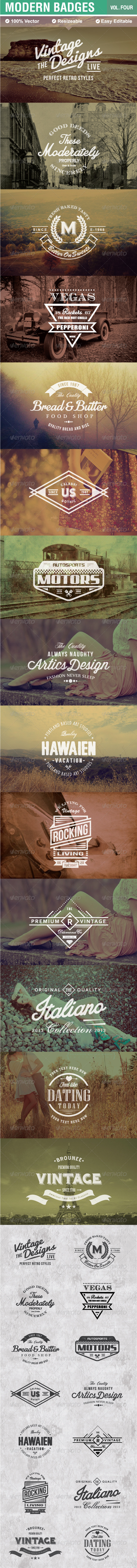 GraphicRiver Modern Badges and Labels V4 8247975 GraphicRiver Modern Badges and Labels V4 8247975