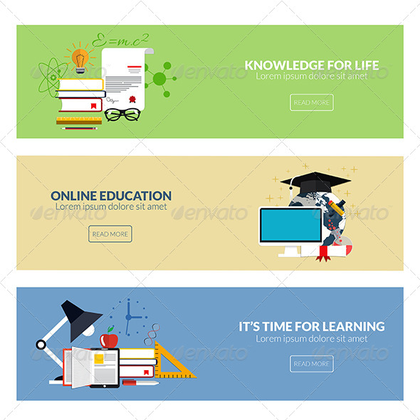 GraphicRiver Flat Designed Banners 8250199 GraphicRiver Flat Designed Banners 8250199