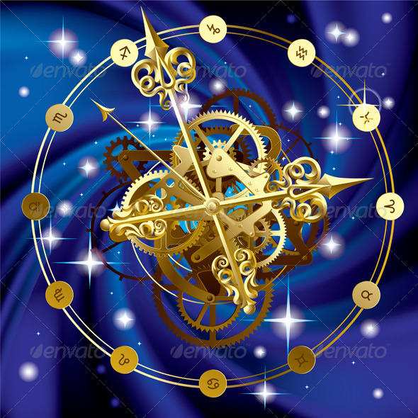 GraphicRiver Star Clock 8250468 GraphicRiver Star Clock 8250468