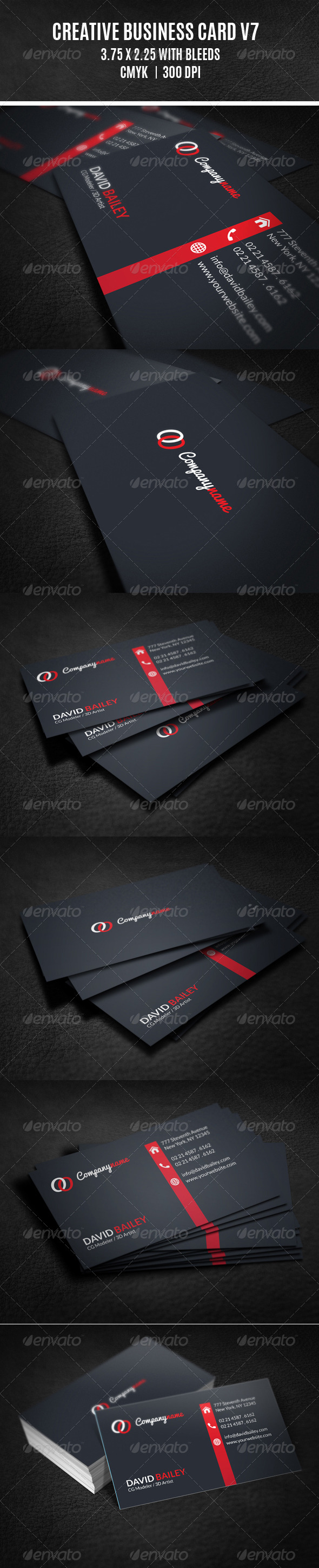 Creative Business Card V7 Creative Business Card V7