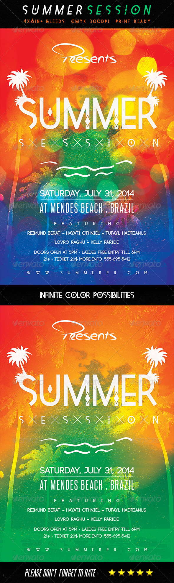 Summer Session Flyer Template