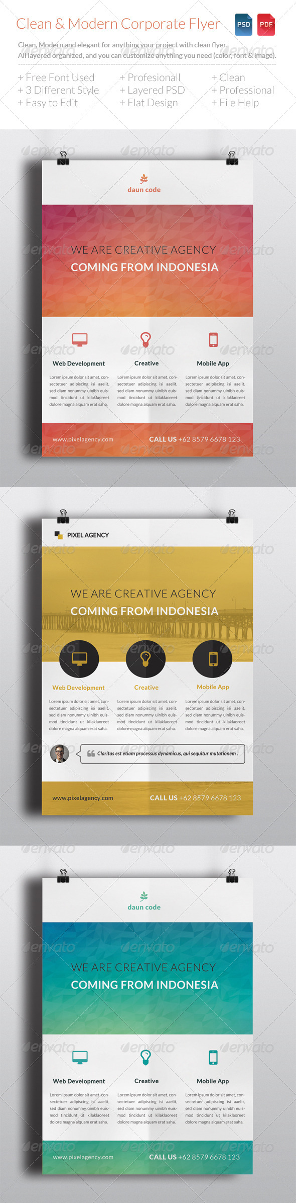 Clean & Modern Corporate Flyer Template V5 Clean & Modern Corporate Flyer Template V5