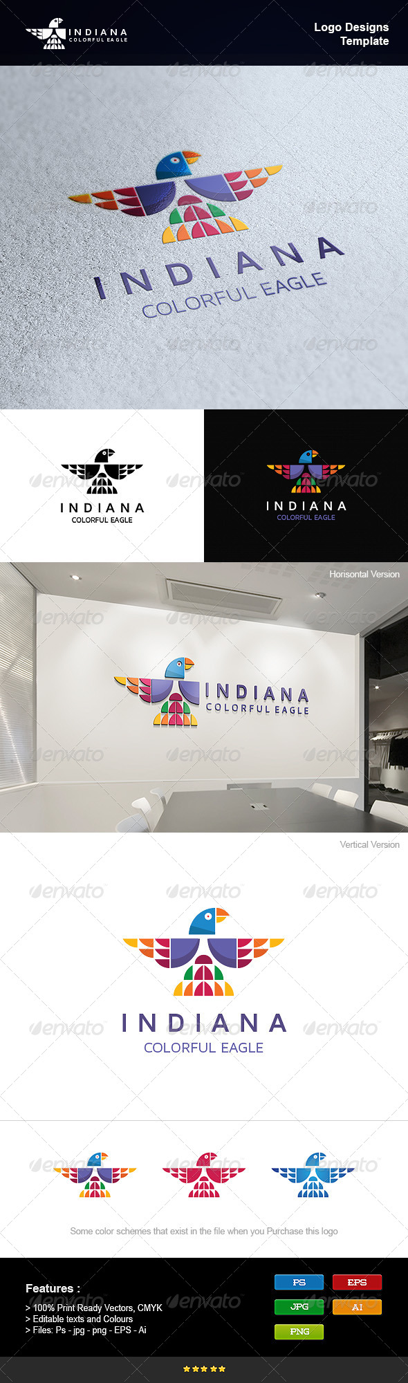 Colorful Indian Eagle Colorful Indian Eagle