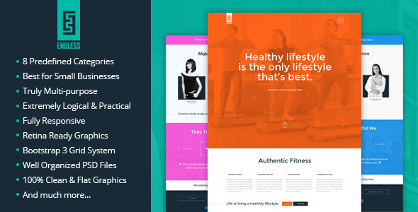 ENDLESS - One Page Template