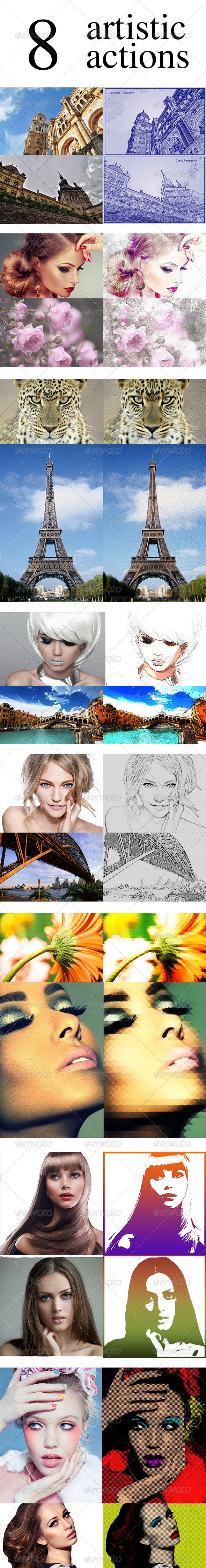 GraphicRiver 8 Artistic Actions 8251596 GraphicRiver 8 Artistic Actions 8251596