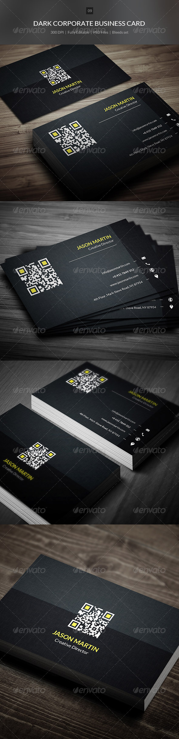 GraphicRiver Dark Corporate Business Card 09 8251624 GraphicRiver Dark Corporate Business Card 09 8251624