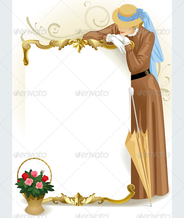 GraphicRiver Retro Woman 8251711 GraphicRiver Retro Woman 8251711