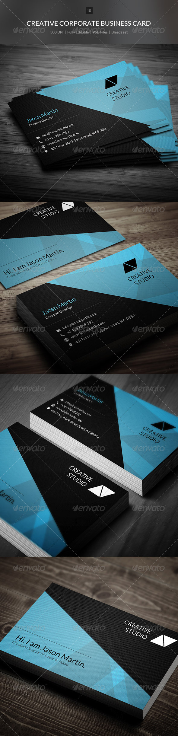 Creative Corporate Business Card 10 Creative Corporate Business Card 10