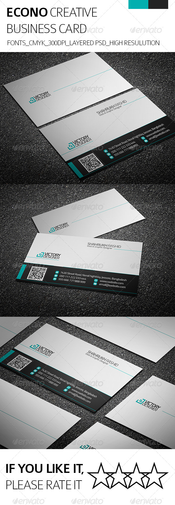 GraphicRiver Econo & Creative Business Card 8243176 GraphicRiver Econo & Creative Business Card 8243176