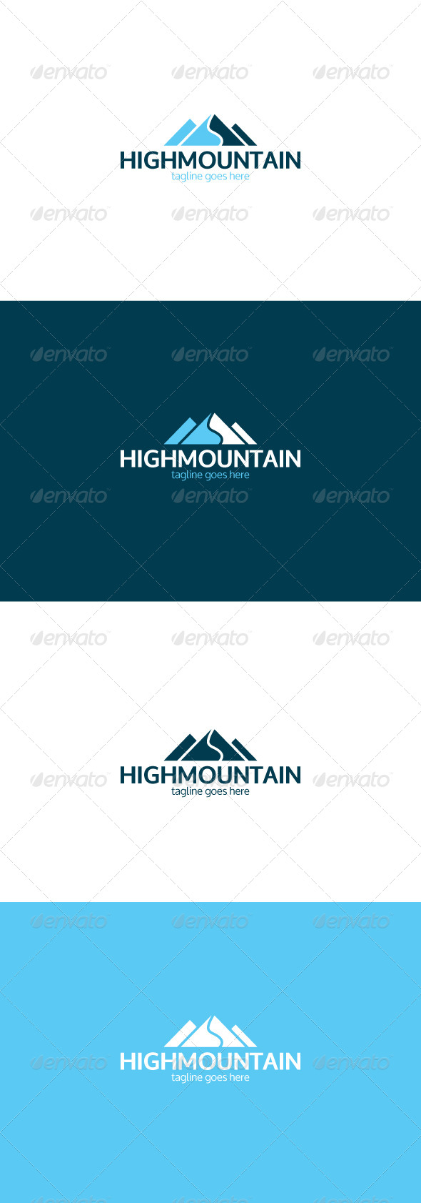 GraphicRiver High Mountain Logo 8256120 GraphicRiver High Mountain Logo 8256120