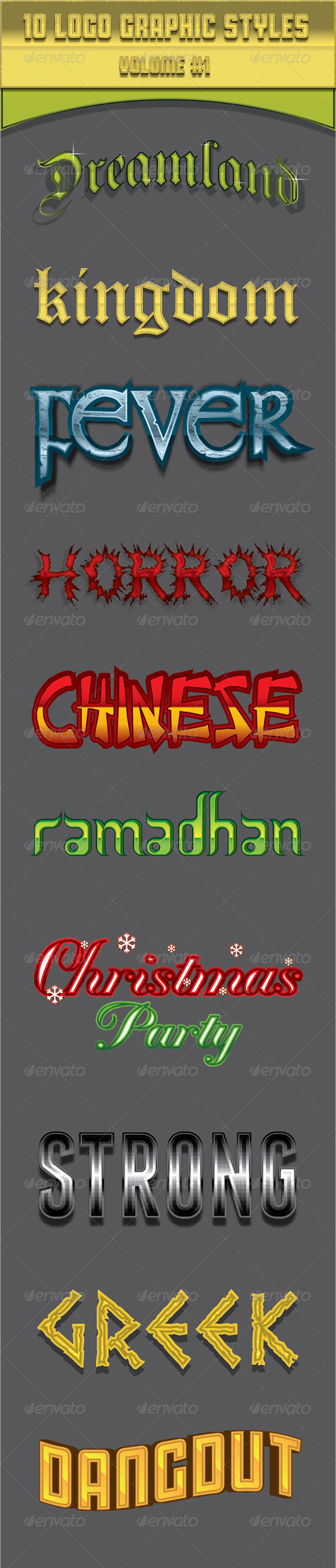 GraphicRiver 10 Logo Graphic Styles Volume #1 8256300 GraphicRiver 10 Logo Graphic Styles Volume #1 8256300