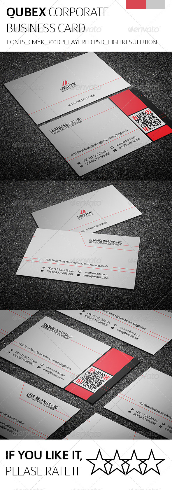GraphicRiver Qubex & Corporate Business Card 8256622 GraphicRiver Qubex & Corporate Business Card 8256622