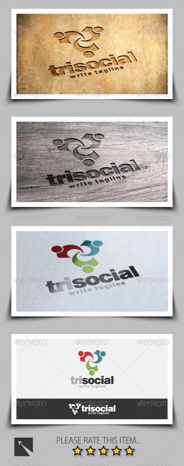 GraphicRiver Social Triangle Logo Template 8257086 GraphicRiver Social Triangle Logo Template 8257086