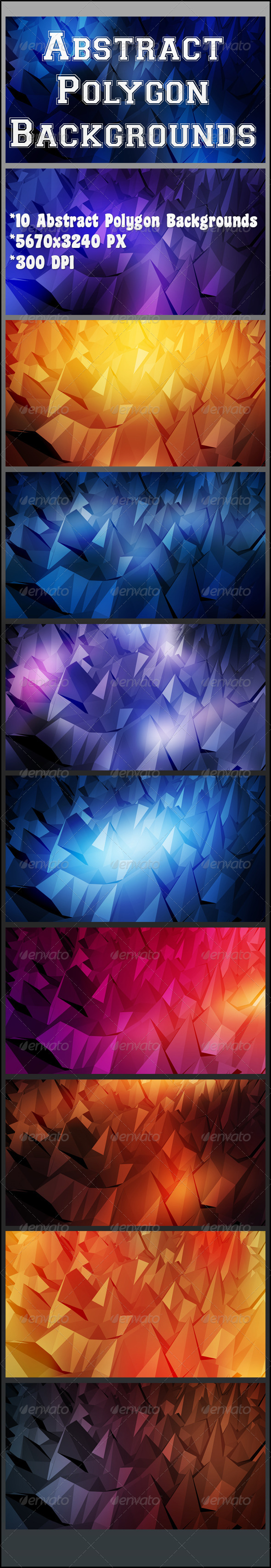 GraphicRiver Abstract Polygon Backgrounds 8257089 GraphicRiver Abstract Polygon Backgrounds 8257089