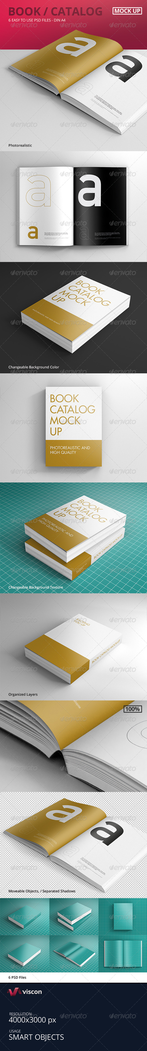 GraphicRiver Book Catalog Mock-Ups 8257408 GraphicRiver Book Catalog Mock-Ups 8257408