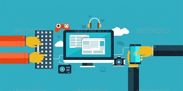 GraphicRiver Flat Design Icons for Web and Mobile 8258692 GraphicRiver Flat Design Icons for Web and Mobile 8258692