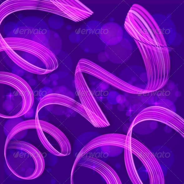 GraphicRiver Purple Twisted Ribbons 8258998 GraphicRiver Purple Twisted Ribbons 8258998