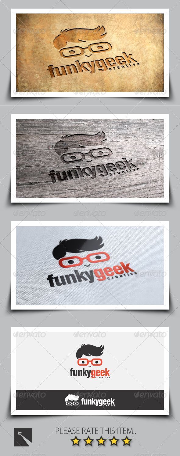 GraphicRiver Funky Geek Logo Template 8259321 GraphicRiver Funky Geek Logo Template 8259321