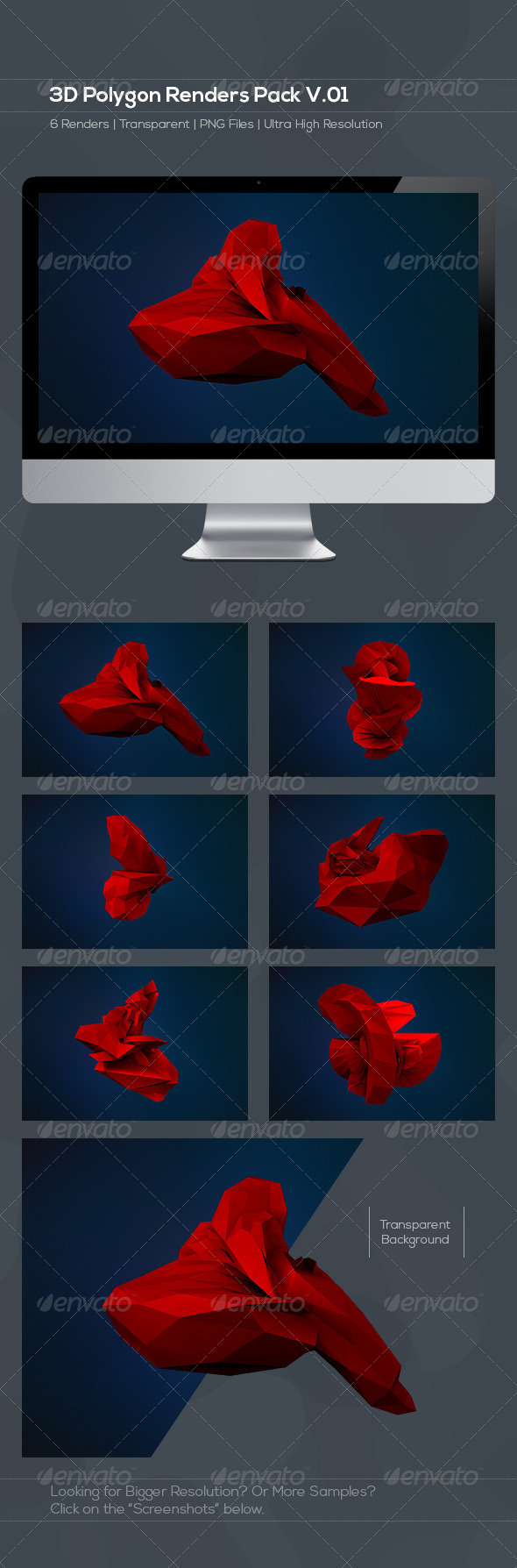 GraphicRiver 3D Polygon Renders Pack V.01 8259434 GraphicRiver 3D Polygon Renders Pack V.01 8259434