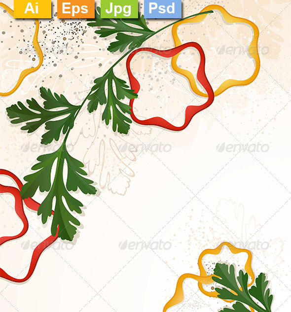 GraphicRiver Parsley with Chopped Peppers 8259598 GraphicRiver Parsley with Chopped Peppers 8259598