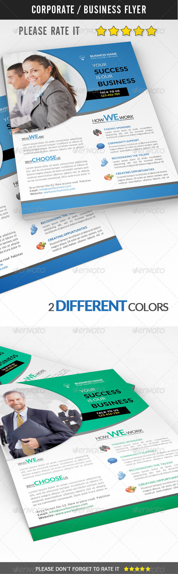 GraphicRiver Corporate Business Flyer 8259708 GraphicRiver Corporate Business Flyer 8259708