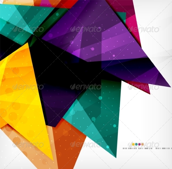 Modern 3D Glossy Overlapping Triangles Modern 3D Glossy Overlapping Triangles