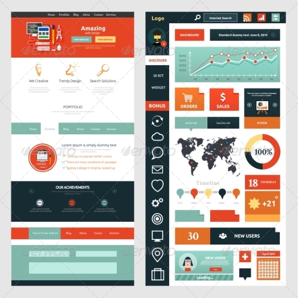 GraphicRiver Website Page Template Web Design 8263814 GraphicRiver Website Page Template Web Design 8263814