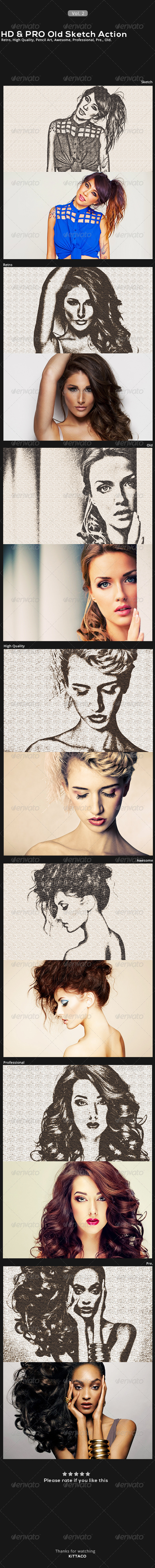 GraphicRiver HD & Old Skecth Action 8265487 GraphicRiver HD & Old Skecth Action 8265487