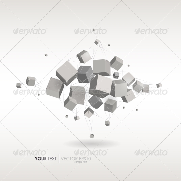 GraphicRiver Abstract Cube Business Technology Abstract Vector 8266733 GraphicRiver Abstract Cube Business Technology Abstract Vector 8266733