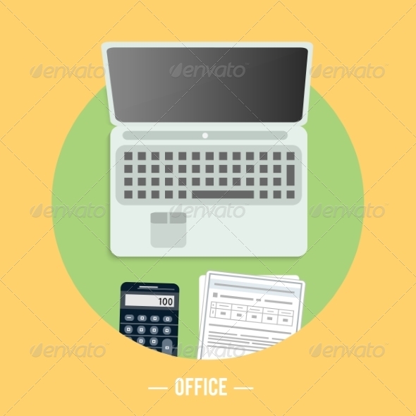 Office and Marketing Items Icons Office and Marketing Items Icons
