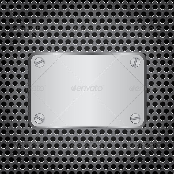 GraphicRiver Metal Label Grid Background 8269577 GraphicRiver Metal Label Grid Background 8269577