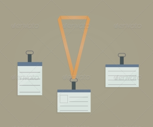 GraphicRiver Retractor Lanyard and Badge 8270012 GraphicRiver Retractor Lanyard and Badge 8270012