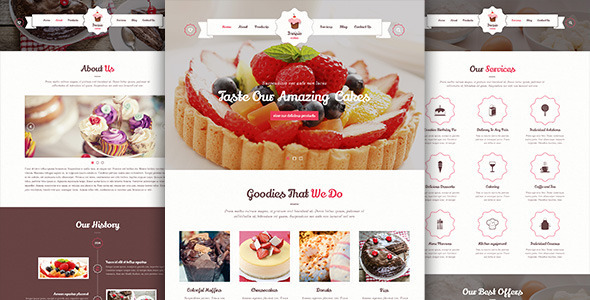 ThemeForest Invisio Cake Sweet PSD Template 8167215 ThemeForest Invisio Cake Sweet PSD Template 8167215