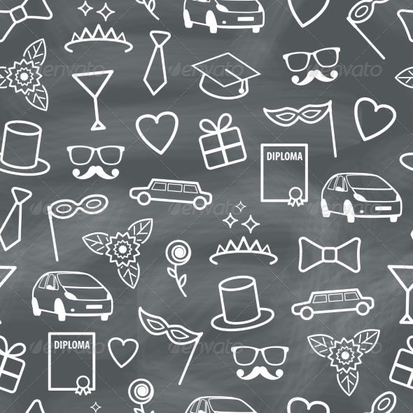 Prom Seamless Pattern Prom Seamless Pattern