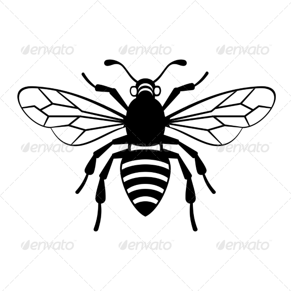 Bee Icon Vector Bee Icon Vector