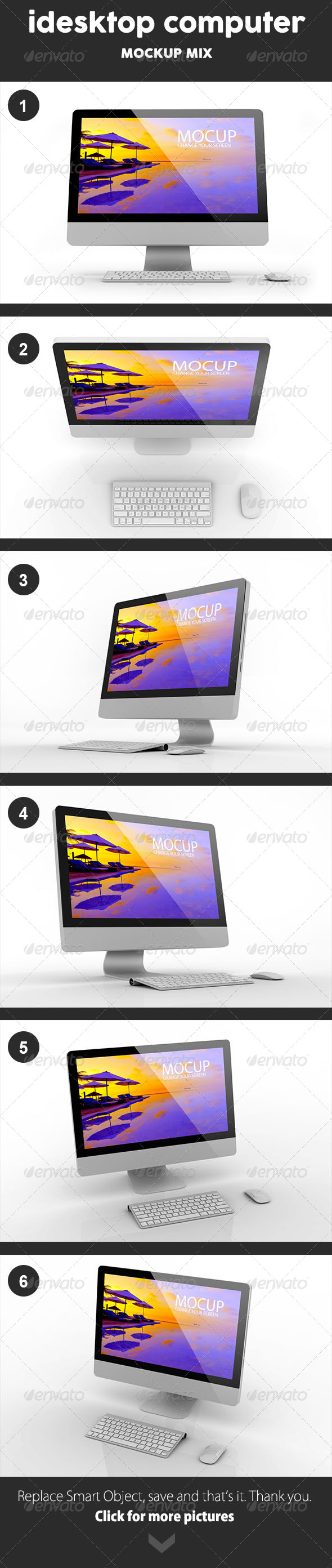 GraphicRiver Small iDesktop Mockup 8273187 GraphicRiver Small iDesktop Mockup 8273187