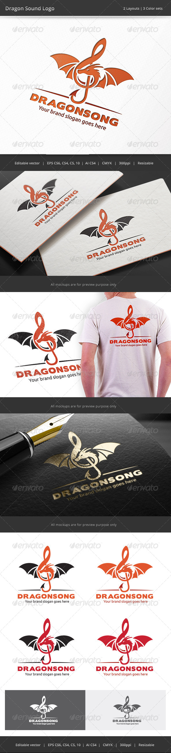 GraphicRiver Dragon Sound Logo 8274431 GraphicRiver Dragon Sound Logo 8274431