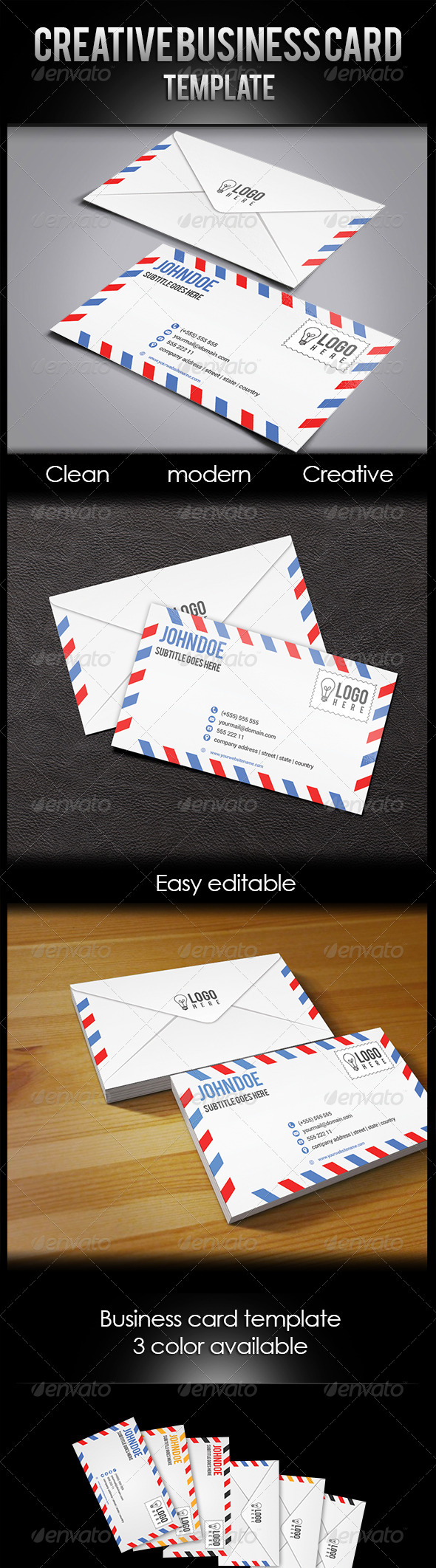 GraphicRiver Creative Business Card 8275322 GraphicRiver Creative Business Card 8275322