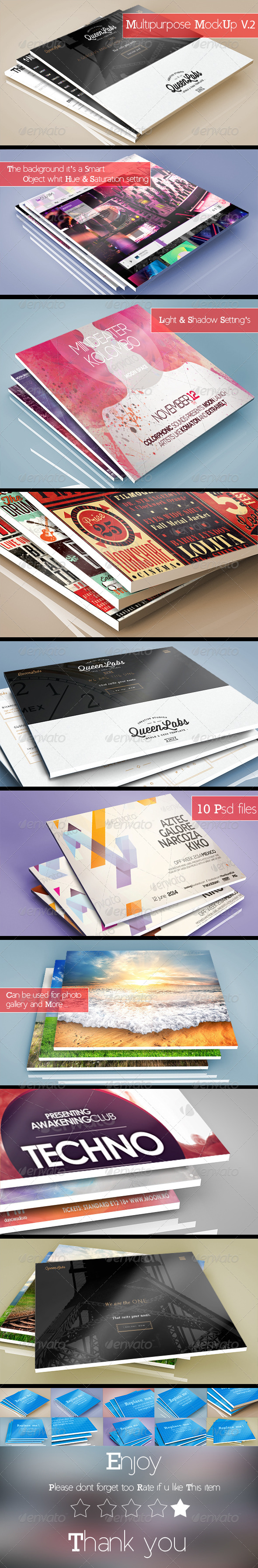 3D Multipurpose MockUp V.2 3D Multipurpose MockUp V.2