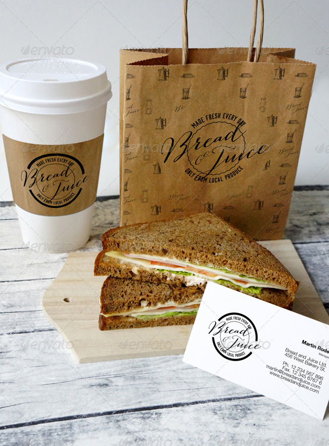 Download Sandwich Cafe Mockup by amris | GraphicRiver