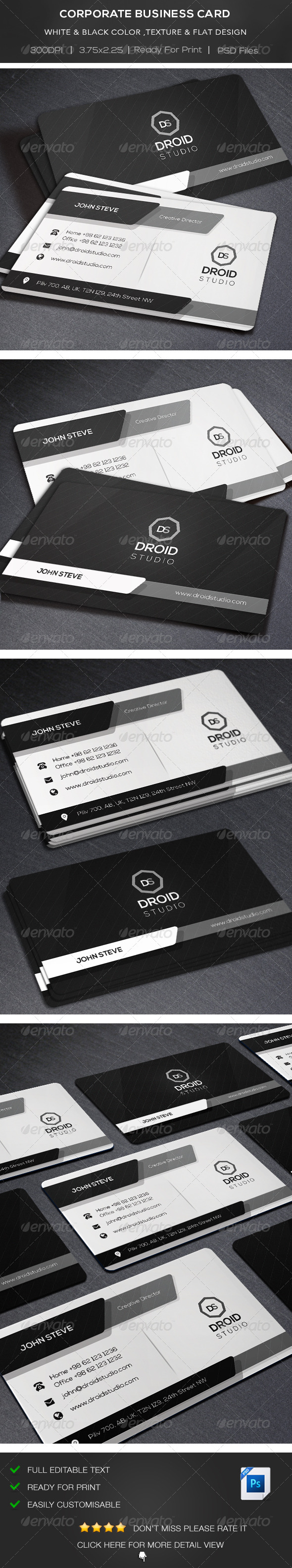 GraphicRiver Corporate Business Card 8279188 GraphicRiver Corporate Business Card 8279188